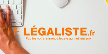 Publication annonce légale moins chère
