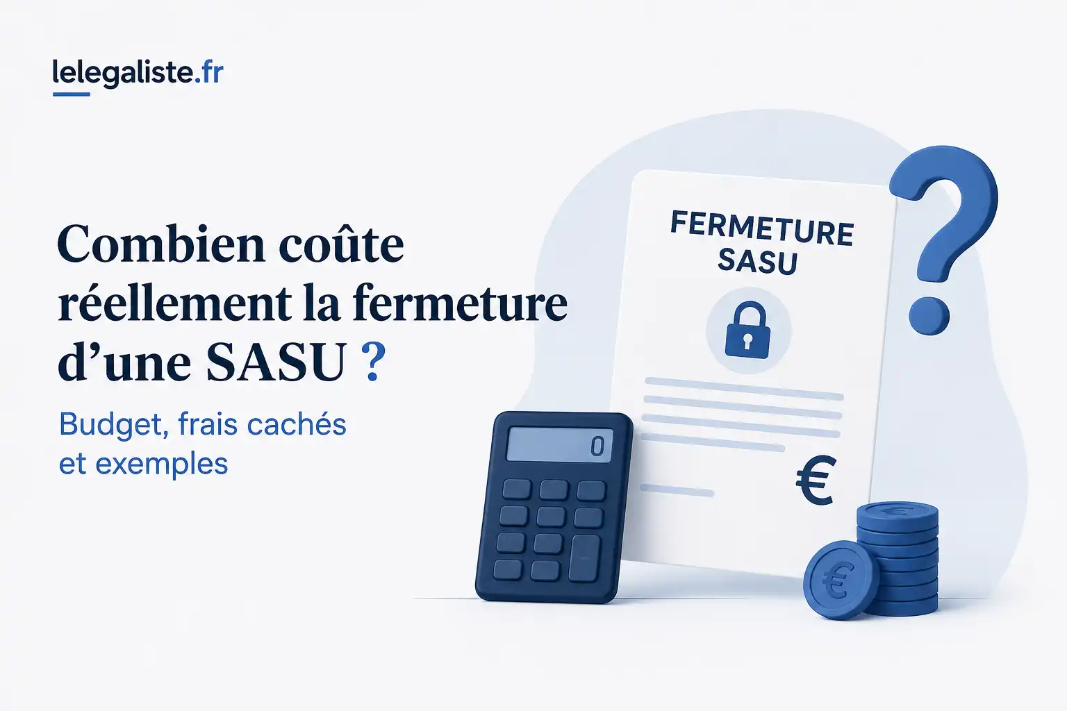 Combien coûte réellement la fermeture d’une SASU en 2026 ? Budget, frais cachés et exemples