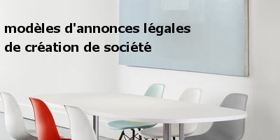 annonce legale creation societe
