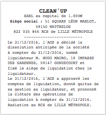 annonce legale nord exemple