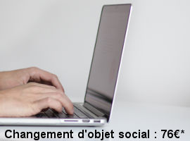 annonce legale tarif changement objet social