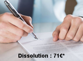 annonce legale tarif dissolution