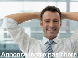 banniere annonce legale pas cher