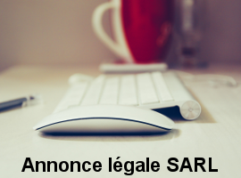 banniere annonce legale sarl