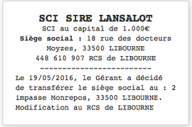 exemple annonce legale bordeaux