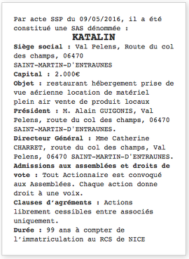 exemple annonce legale alpes maritimes