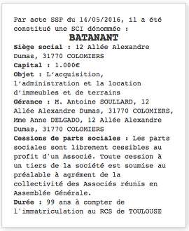 exemple annonce legale toulouse