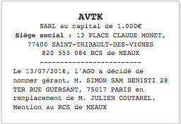 exemple changement gerant 4