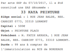 parution legale bordeaux sas