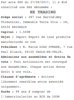 parution legale sas lyon