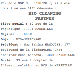 publicite legale sas marseille